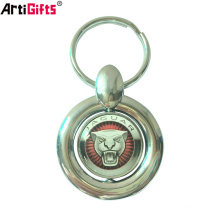 Artigifts No Minimum Order Atacado personalizado metal spinner lembrança keychain